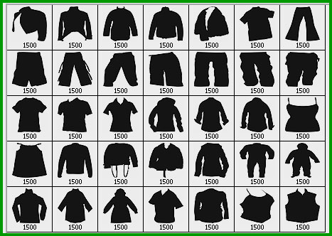 35 Female Clothing Photoshop Brushes | PHOTOSHOP FREE BRUSHES