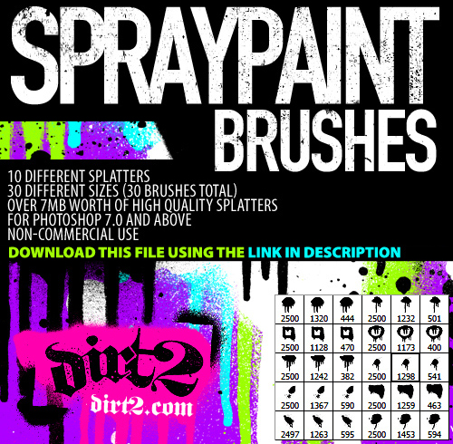 graffiti photoshop brushes