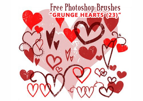 hearts brushes