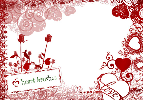 hearts brushes