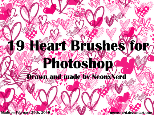 hearts brushes