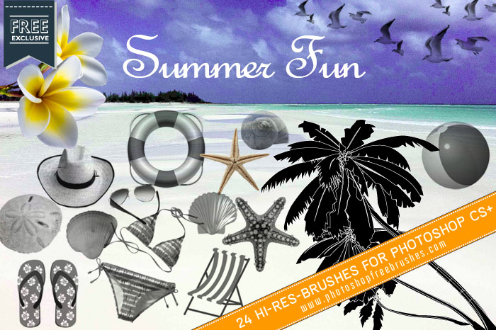 beach photoshop brushes free download
