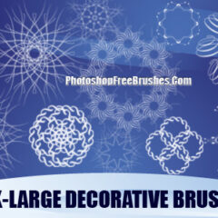 15 Decorative Shapes as Photoshop Brushes