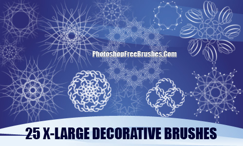 Decorative Patterns Photoshop Brushes