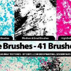 41 Grunge Backgrounds Photoshop Brushes Vol. 2