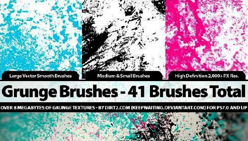 grunge backgrounds photoshop brushes 