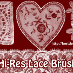 17 Vintage Lace Photoshop Brushes Part 1