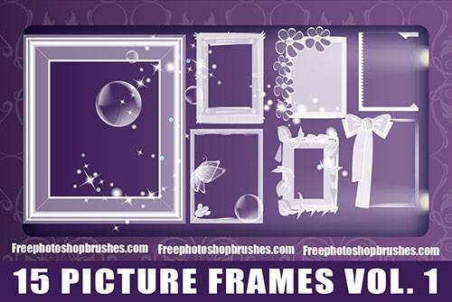 picture frames Photoshop brushes