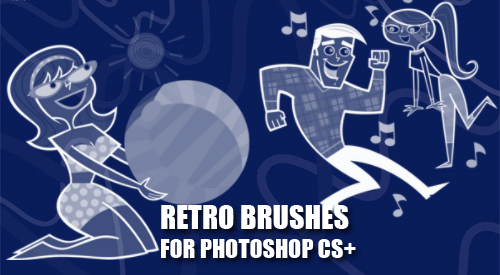 Retro Cartoon Photoshop Brushes
