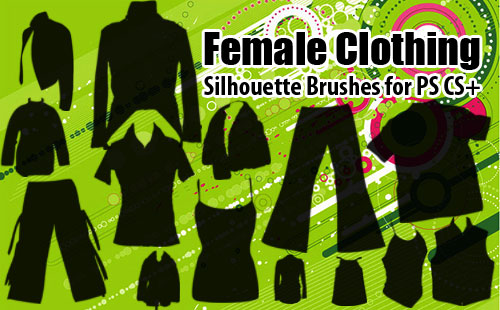 Female Clothing Photoshop Brushes