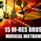 15 Musical Instruments Photoshop Brushes Part 2