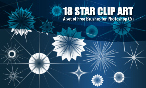 star clip art photoshop brushes
