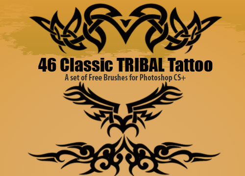 tribal tattoo designs photoshop brushes