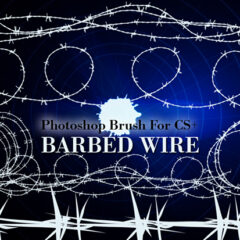 20 High-Res Barbed Wire Photoshop Brushes