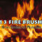 13 Hi-Res Fire Background Photoshop Brushes Part 1