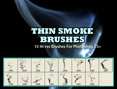 smoke background Photoshop brushes