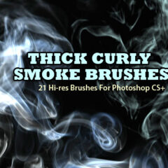 21 Thick Smoke Background Photoshop Brushes
