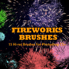 15 Super Large Fireworks Picture Photoshop Brushes