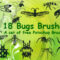 18 Insect Clip Art Brushes