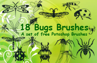 insect clip art Photoshop brushes