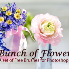 18 Bunch of Flowers: Photoshop Brushes for CS+