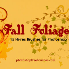15 Fall Foliage Photoshop Brushes