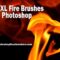17 Extra Large Fire Background Photoshop Brushes Part 2