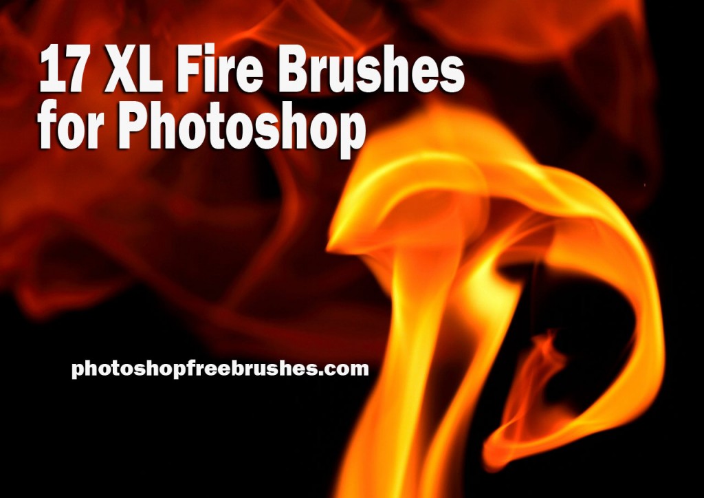 fire background Photoshop brushes