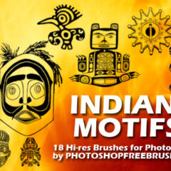 Indian Motifs Photoshop Brushes