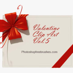 Valentine Clip Art V: 15 Hearts, Love Notes Photoshop Brushes