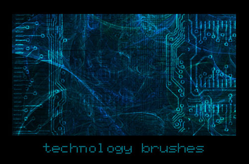 tech brushes photoshop