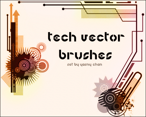 tech brushes photoshop