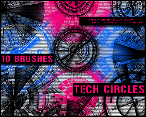 tech brushes photoshop