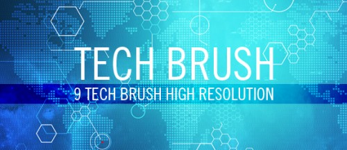 tech brushes photoshop