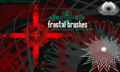 fractal photoshop brushes