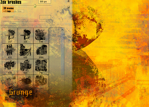 grunge photoshop brushes