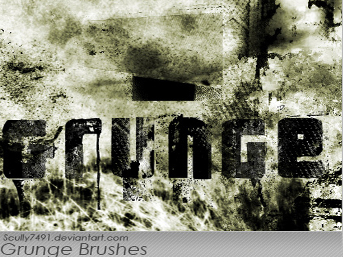 grunge photoshop brushes