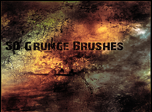 grunge photoshop brushes