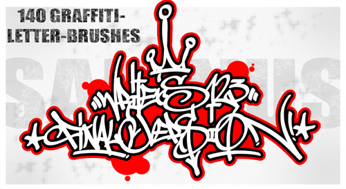 graffiti brushes for photoshop