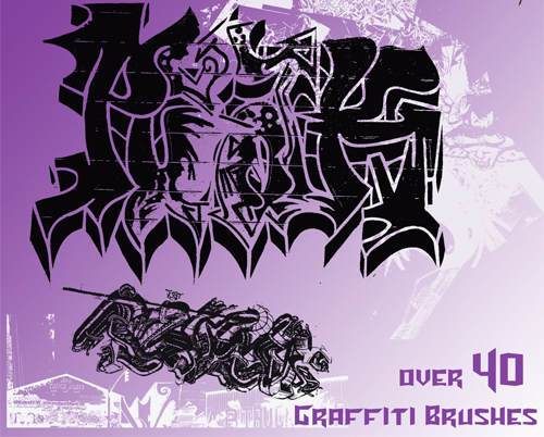 graffiti photoshop brushes