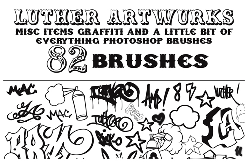 graffiti photoshop brushes