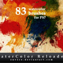 500+ Watercolor Photoshop Brushes for Artistic Compositions