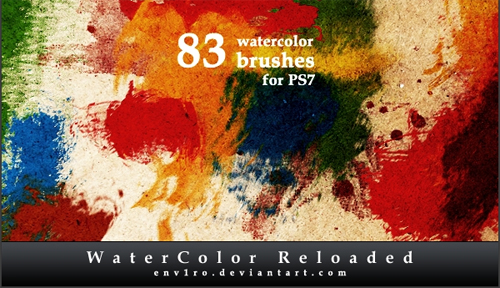 watercolor photoshop brushes