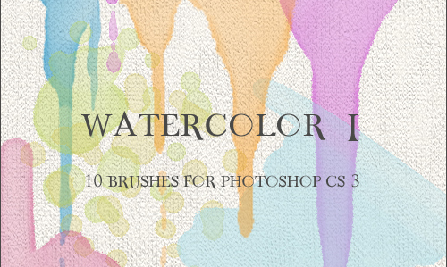 watercolor photoshop brushes