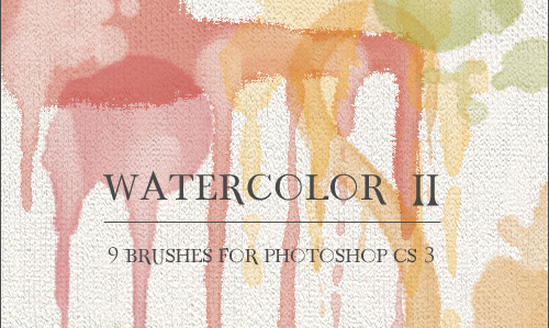 watercolor photoshop brushes