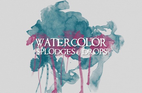 watercolor photoshop brushes