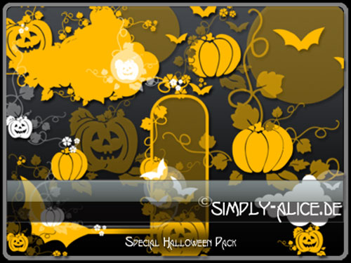 halloween photoshop brushes