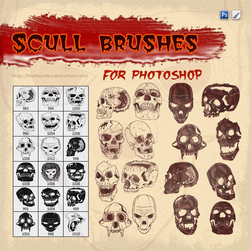 halloween photoshop brushes