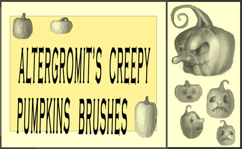 halloween photoshop brushes