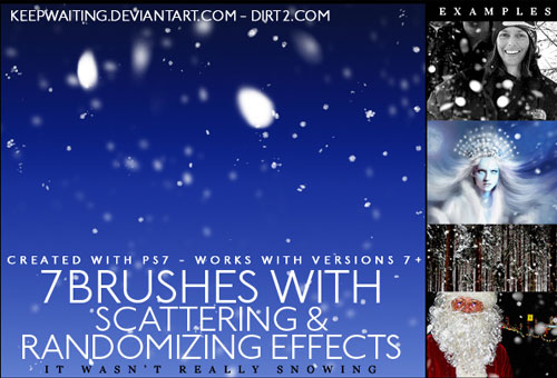 christmas photoshop brushes